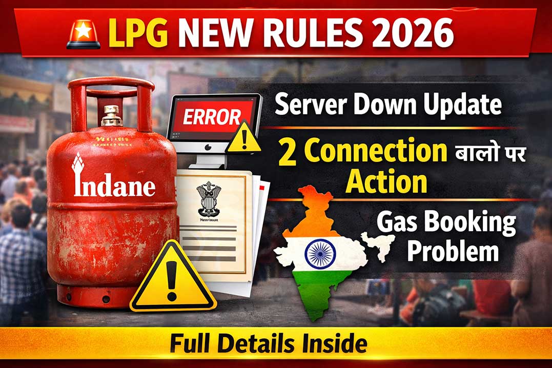 LPG gas booking problem and new rules India 2026