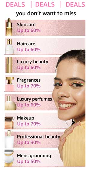 Hair Care, Skin Care, Makeup और Fragrance जैसी कई कैटेगरी में आकर्षक ऑफर्स मिलने की उम्मीद है।