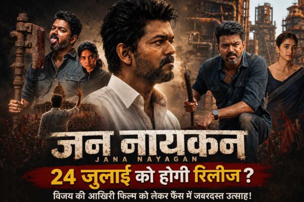 जन नायकन फिल्म के पोस्टर में विजय का दमदार लुक, 24 जुलाई रिलीज डेट को लेकर चर्चा