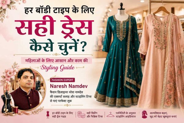 हर बॉडी टाइप के लिए सही ड्रेस चुनने की गाइड और फैशन डिजाइनर नरेश नामदेव की एक्सपर्ट सलाह